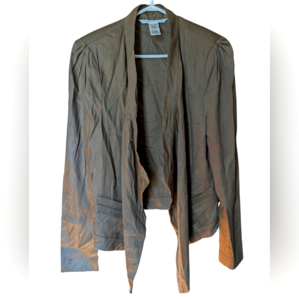 Diane Von Furstenburg | Asymmetrical Open Cardigan Size 10